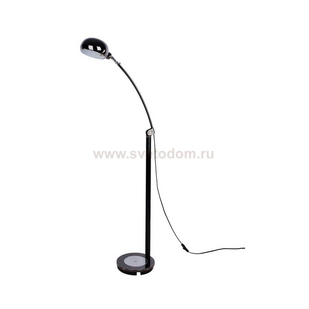 Торшер АЛЬФАСИ Черный жемчуг d60 h150 E27 1*40W Kink light 7056,19