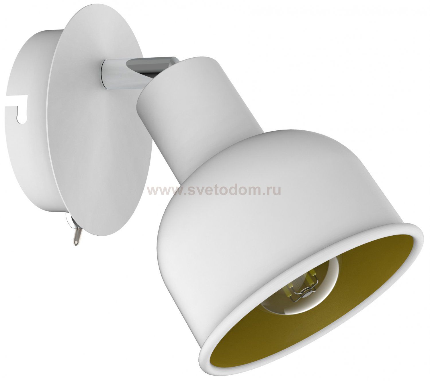 Светильник настенно-потолочный спот Rivoli Esmeree 7056-701 1 х Е14 40 Вт поворотный с выключателем