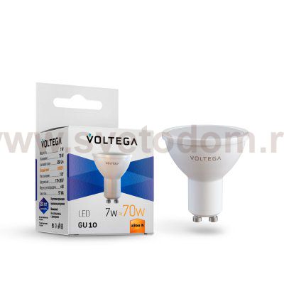Лампа светодиодная софит 7W GU10 2800К VG2-S2GU10warm7W (7056)