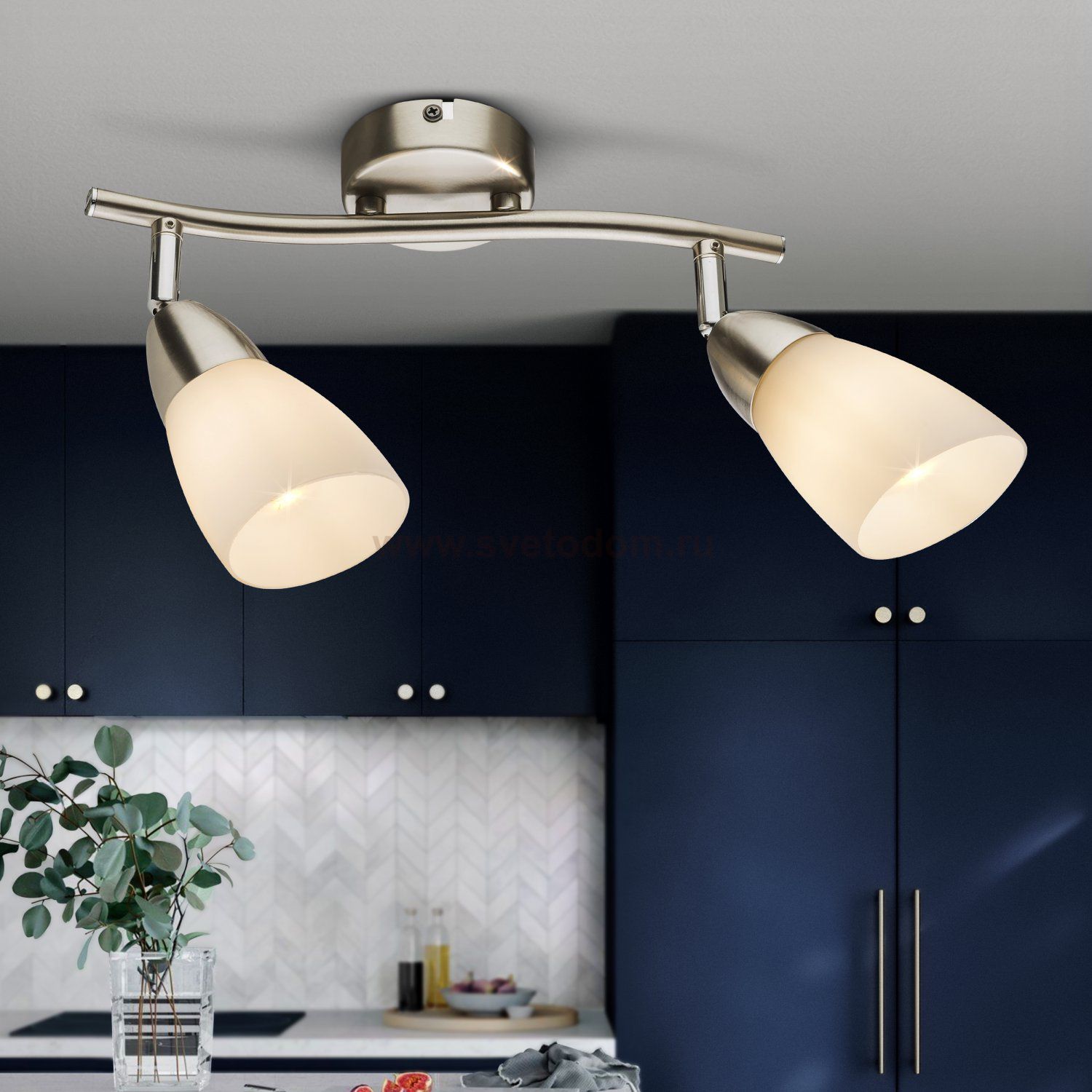 Светильник настенно-потолочный спот Rivoli Ketlen 7061-702 2 х Е14 40 Вт поворотный