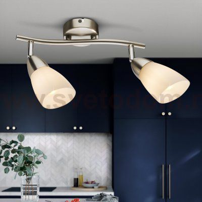 Светильник настенно-потолочный спот Rivoli Ketlen 7061-702 2 х Е14 40 Вт поворотный