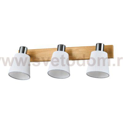 Светильник настенно-потолочный спот Rivoli Lachrimae 7063-703 3 х Е14 40 Вт поворотный модерн с выключателем