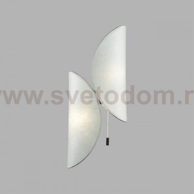 7067/2W L-VISION ODL26 Настенный светильник  черный/белый/шелк/металл IP20 LED G9 5W 220-240V SILK