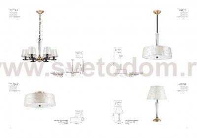 Люстра потолочная Perla Lightstar 707161