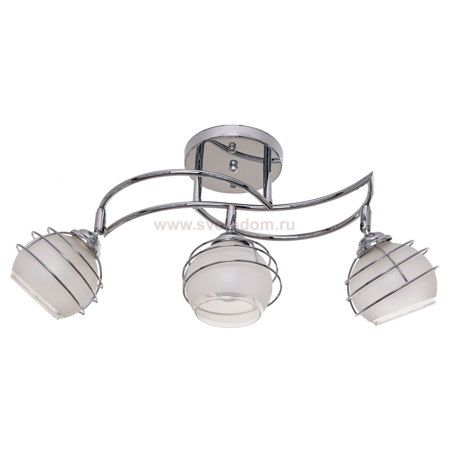 Светильник ЭкономСвет 7077/3CR WT