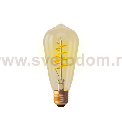 Лампа диодная Voltega VG10-ST64GE27warm4W-FB