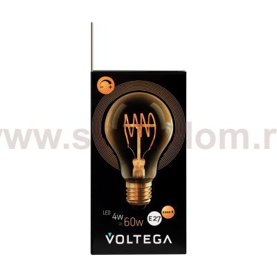 Лампа диодная Voltega VG10-A60GE27warm4W-FB (7078)