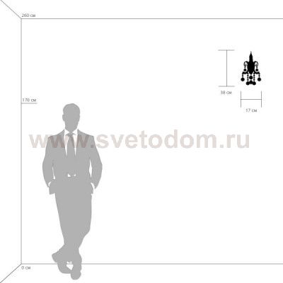 Светильник бра Lightstar 708612 Elegante