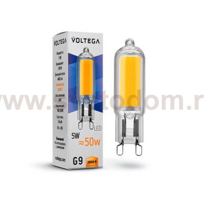 Лампа светодиодная Voltega VG9-K1G9warm5W (7090)