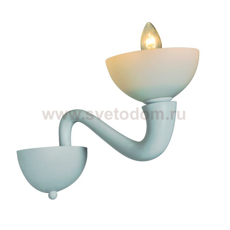 Светильник настенный Divinare 7091/01 AP-1 BIANCA-NERO