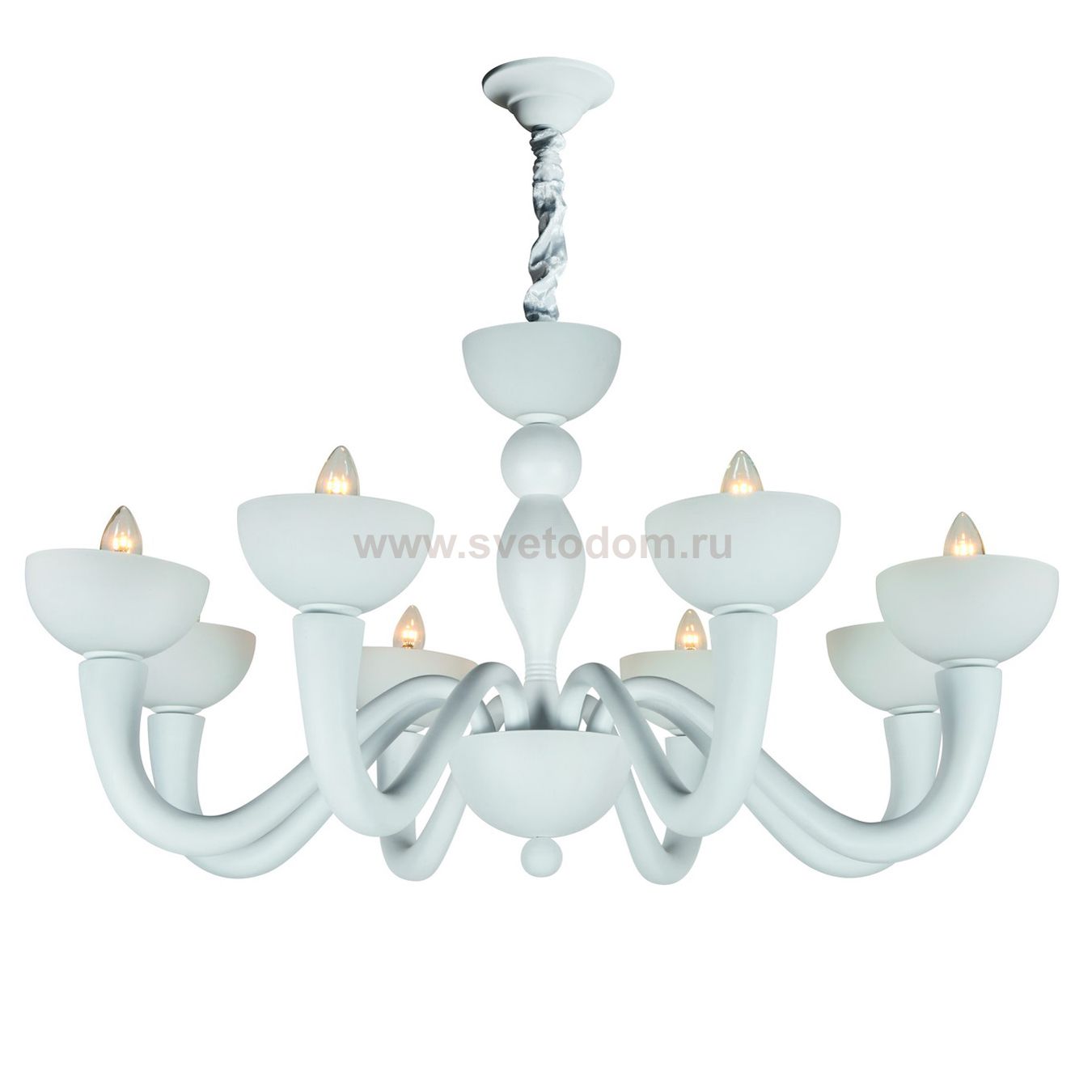 Светильник подвесной Divinare 7091/01 LM-8 BIANCA-NERO