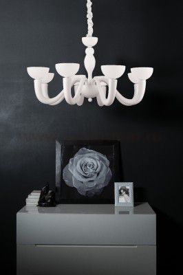 Светильник подвесной Divinare 7091/01 LM-8 BIANCA-NERO