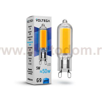 Лампа светодиодная Voltega VG9-K1G9cold5W (7091)