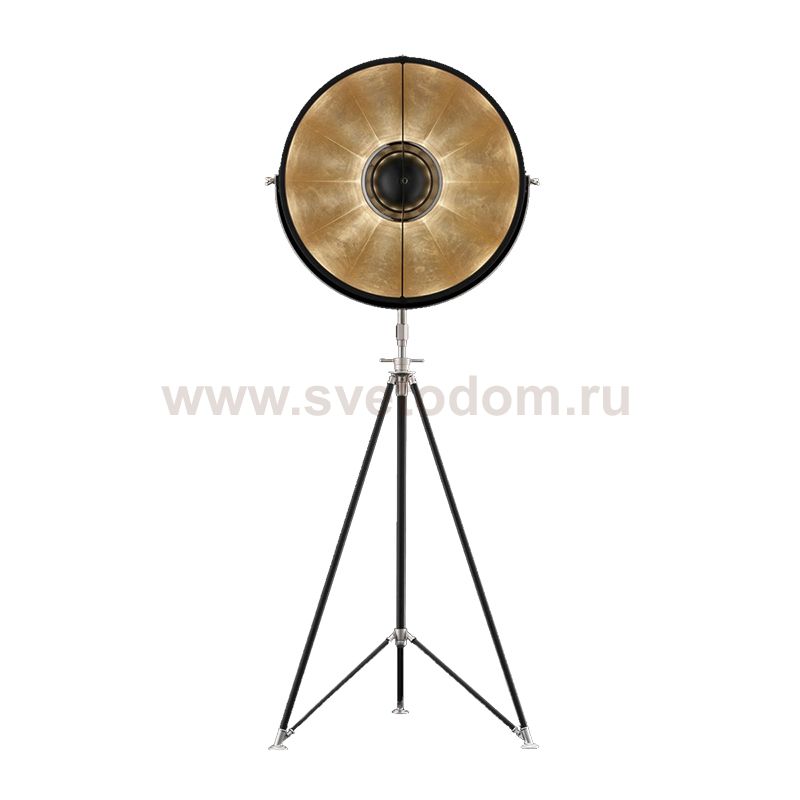 Торшер Delight 7095F black/gold