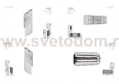 Светильник бра Lightstar 709634 Nuvola