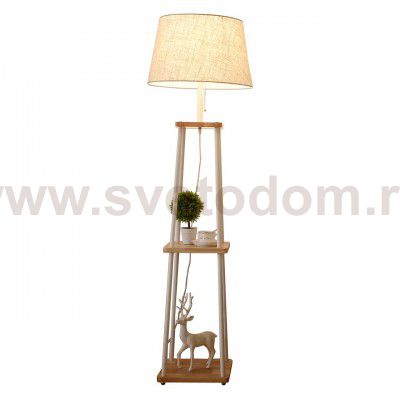 Торшер АЛИКАНТЕ белый d45 h155 E27 1*40W Kink light 7098,01
