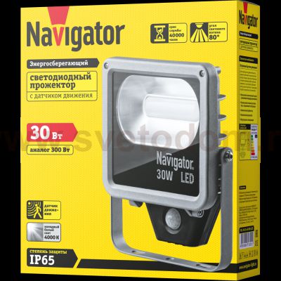 Светильник Navigator 71 321 NFL-M-30-4K-SNR-LED