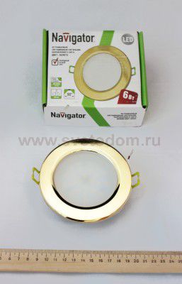 Светильник Navigator 71 371 NDL-R1-6W-840-GD-GX53-LED