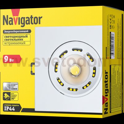 Светильник Navigator 71 390 NDL-PS2-9W-840-WH-LED