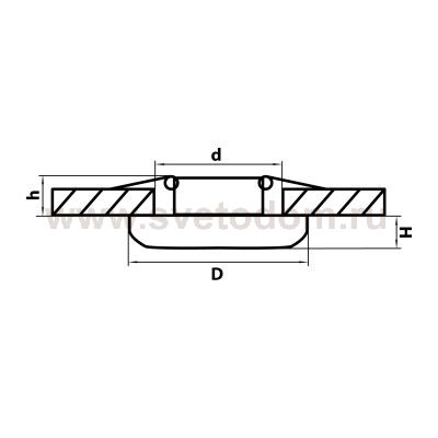 Светильник точечный встраиваемый диодный Lightstar 71037 Monde