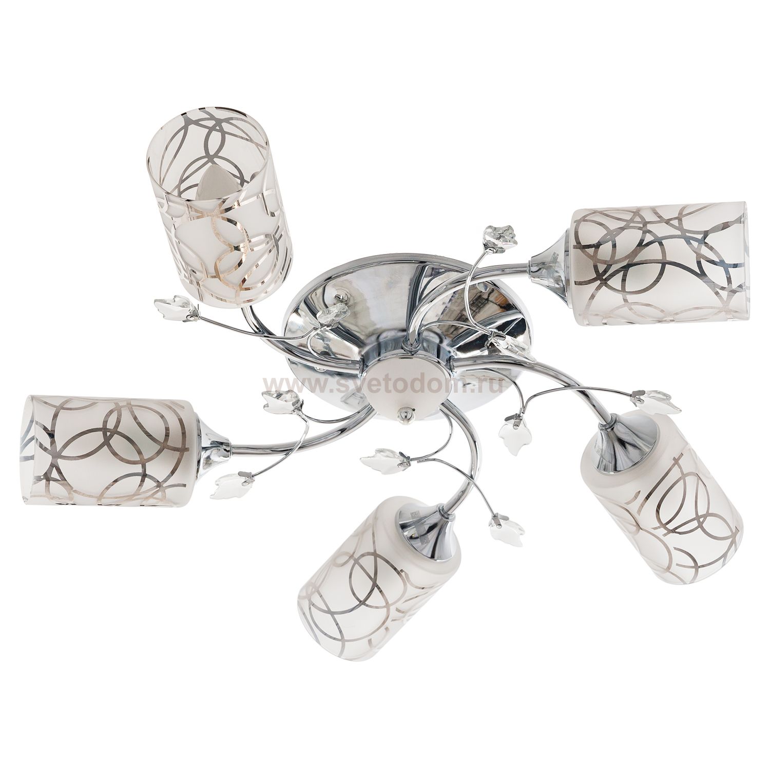 Потолочный светильник 7104/5CR WT Экономсвет