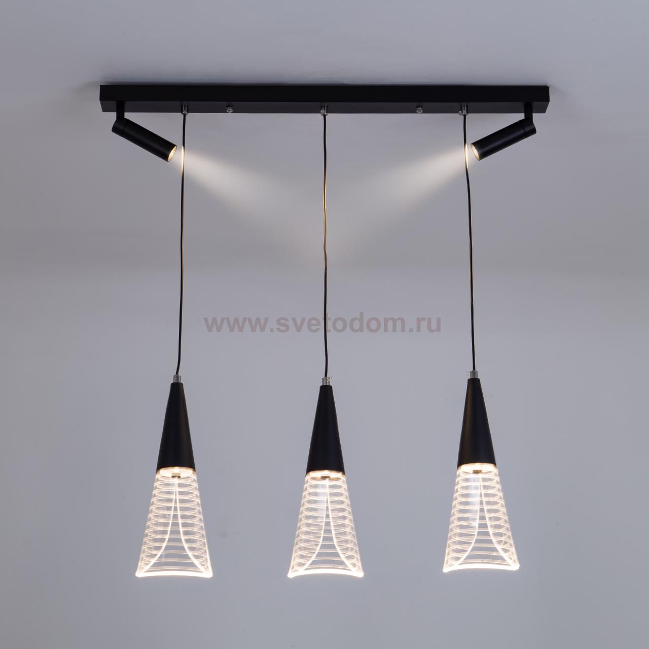 Подвесной светильник LED4U L7105-5 BK