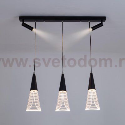 Подвесной светильник LED4U L7105-5 BK