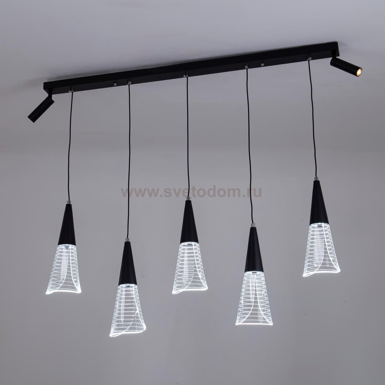 Подвесной светильник LED4U L7105-7 BK