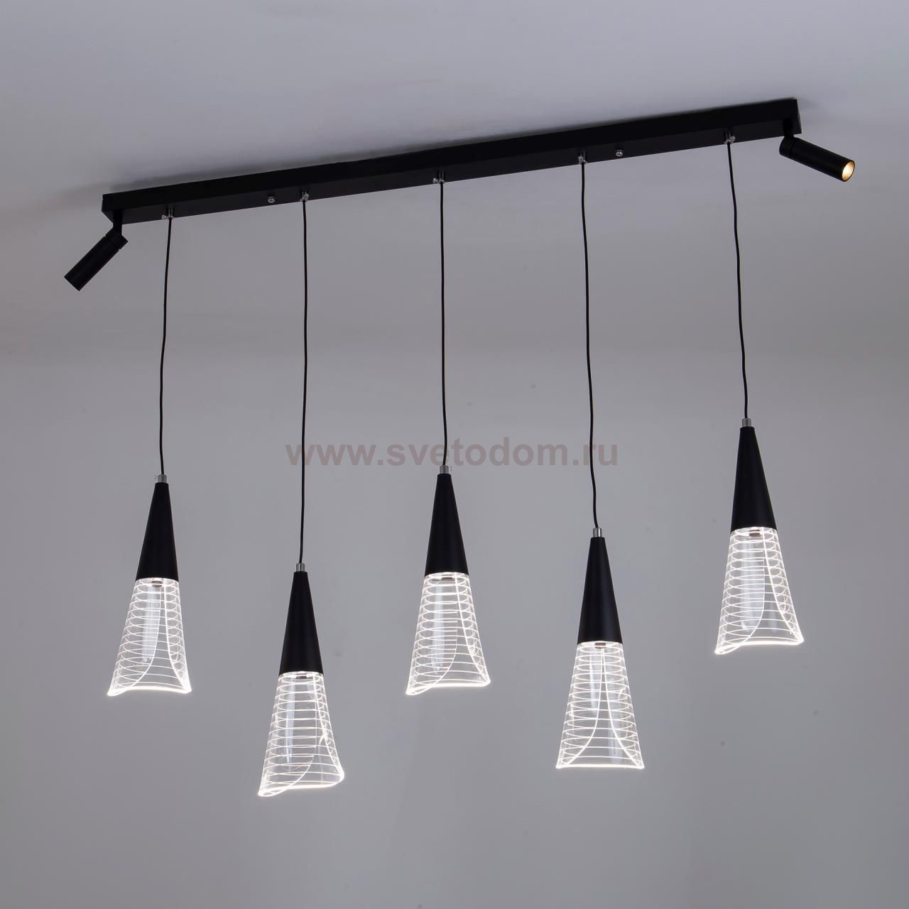 Подвесной светильник LED4U L7105-7 BK