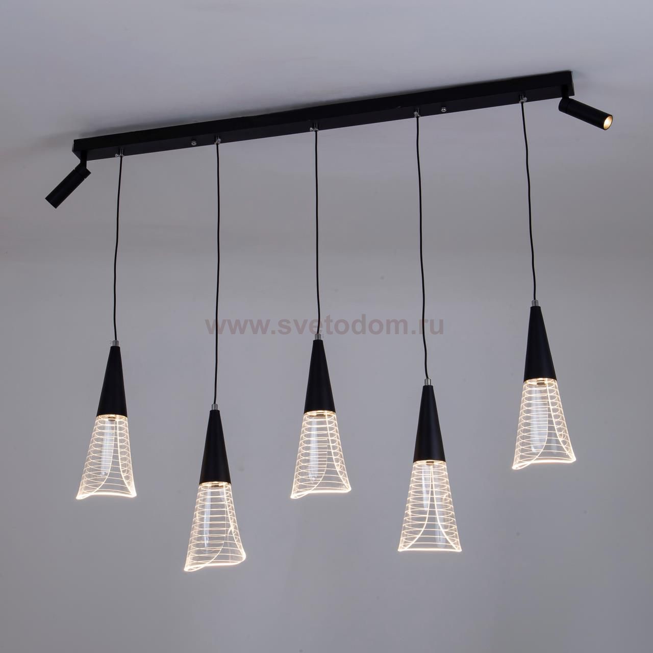 Подвесной светильник LED4U L7105-7 BK