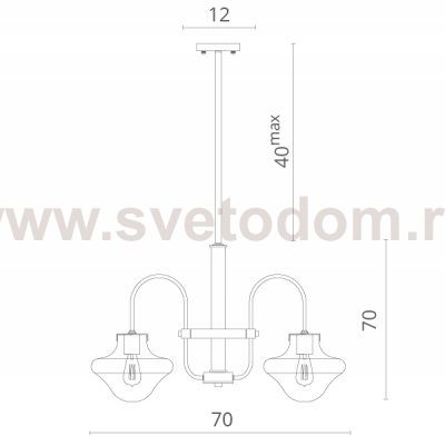 Светильник подвесной Divinare 7108/02 SP-4 ALVEARE