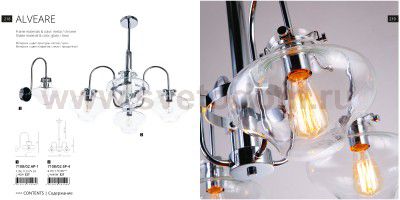 Светильник настенный Divinare 7108/02 AP-1 ALVEARE