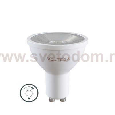 Лампа светодиодная Voltega VG2-S1GU10warm6W-D (7108)