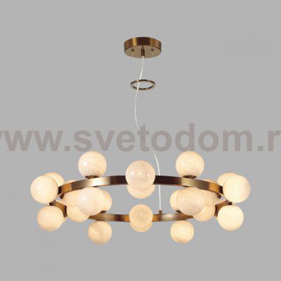 7109/24 MIDCENT ODL26 Подвесной светильник  белый/стекло/металл IP20 G9 24*5W  220-240V MAGIA