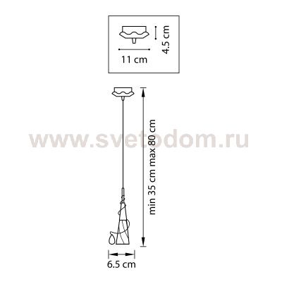 Подвесной светильник Lightstar 711011 Aereo