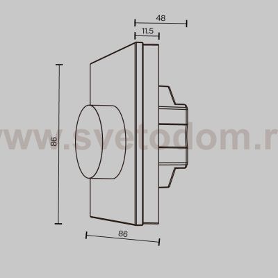 Роторная панель управления Lighting control 711023