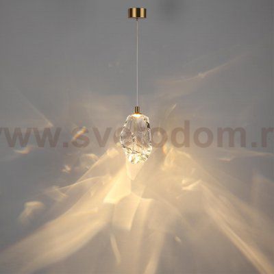 7114/4LA L-VISION ODL25 Подвесной светильник прозрачное стекло/металл IP20 LED 4W 300Лм 3000K 200° 220V GEMME