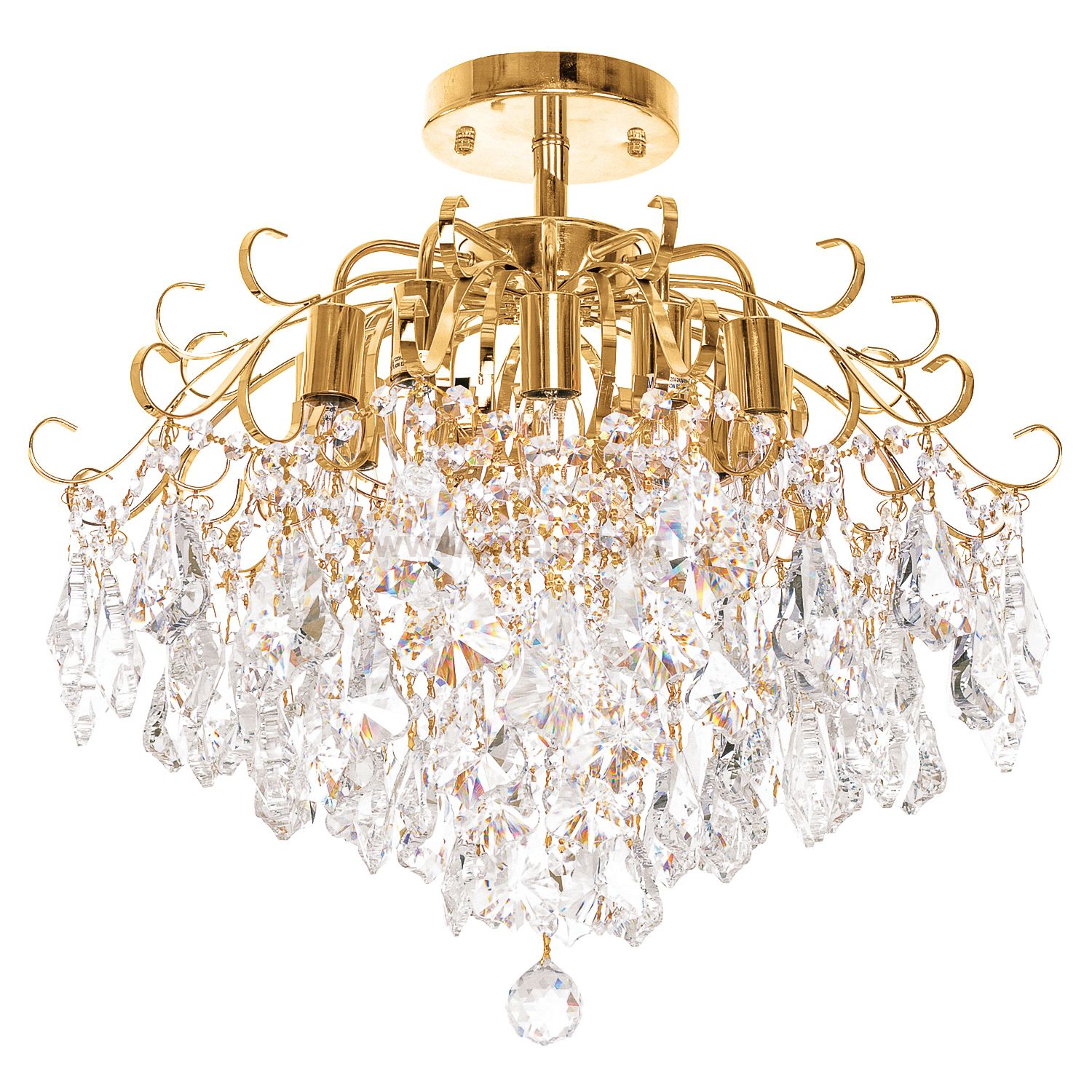 Люстра с хрусталем Экономсвет 71214/12 S FGD WT