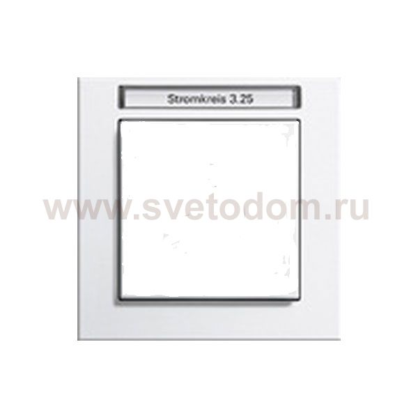 Gira E2 Бел Рамка 2-ая, с полем для надписи (G71222)