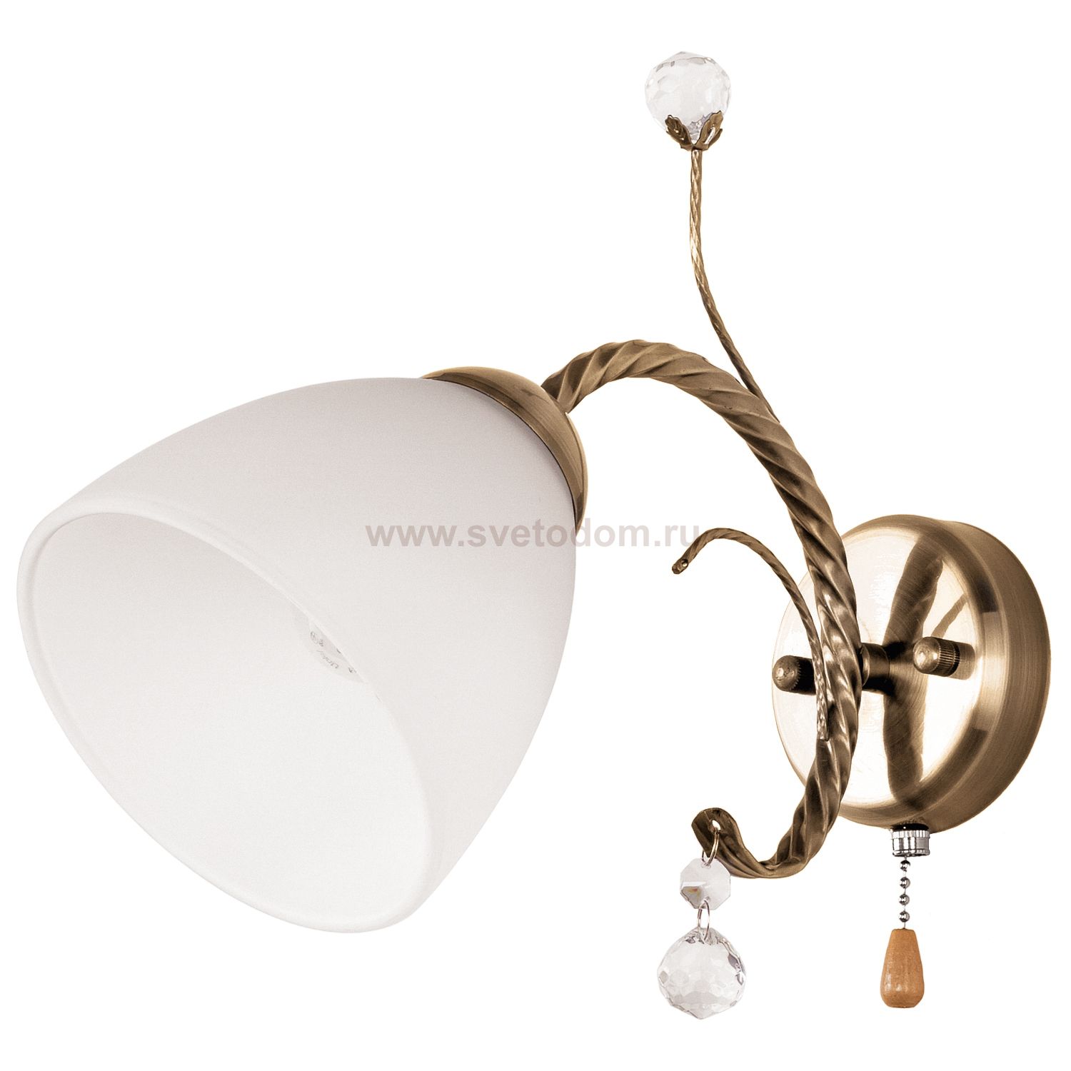 Светильник бра классическое Экономсвет 71235/1wAB MK