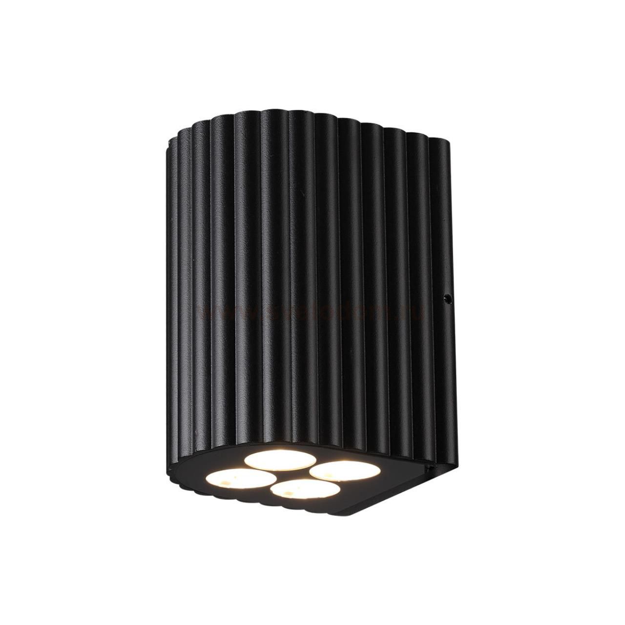 7127/8WL NATURE ODL25 Фасадный светильник черный/металл IP54 LED 8W 10°  220-240V GLENN