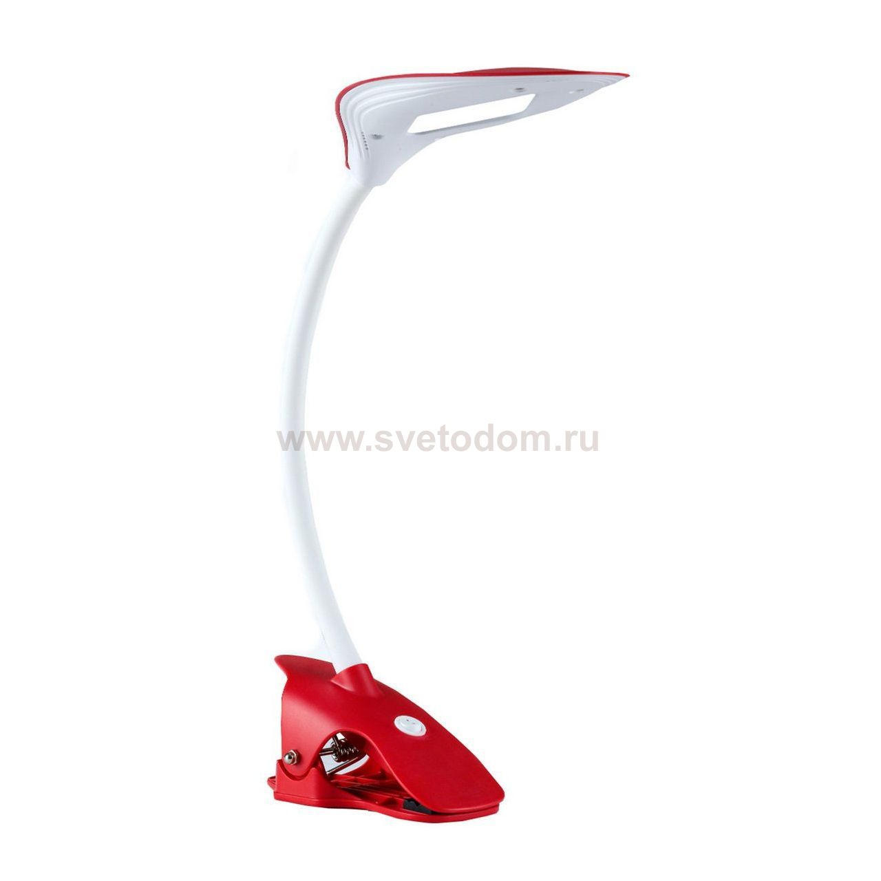 Настольная лампа ЭВИЯ LED ON/OFF 24*24*9,5 красная LED 2.7w Kink light 7129,06
