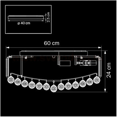 Люстра потолочная Lightstar 713154 Regolo