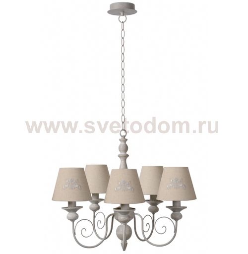Люстра бежевая Lucide 71336/05/41 ROBIN