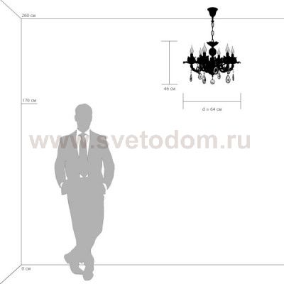 Люстра подвесная Lightstar 714064 Anemone