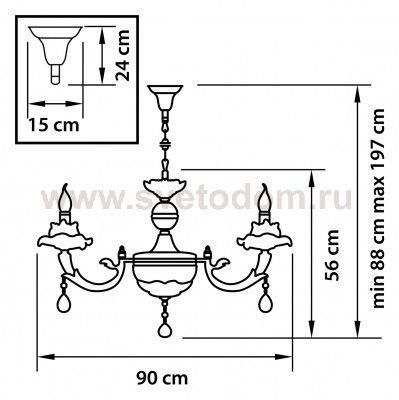 Люстра подвесная Lightstar 714104 Anemone