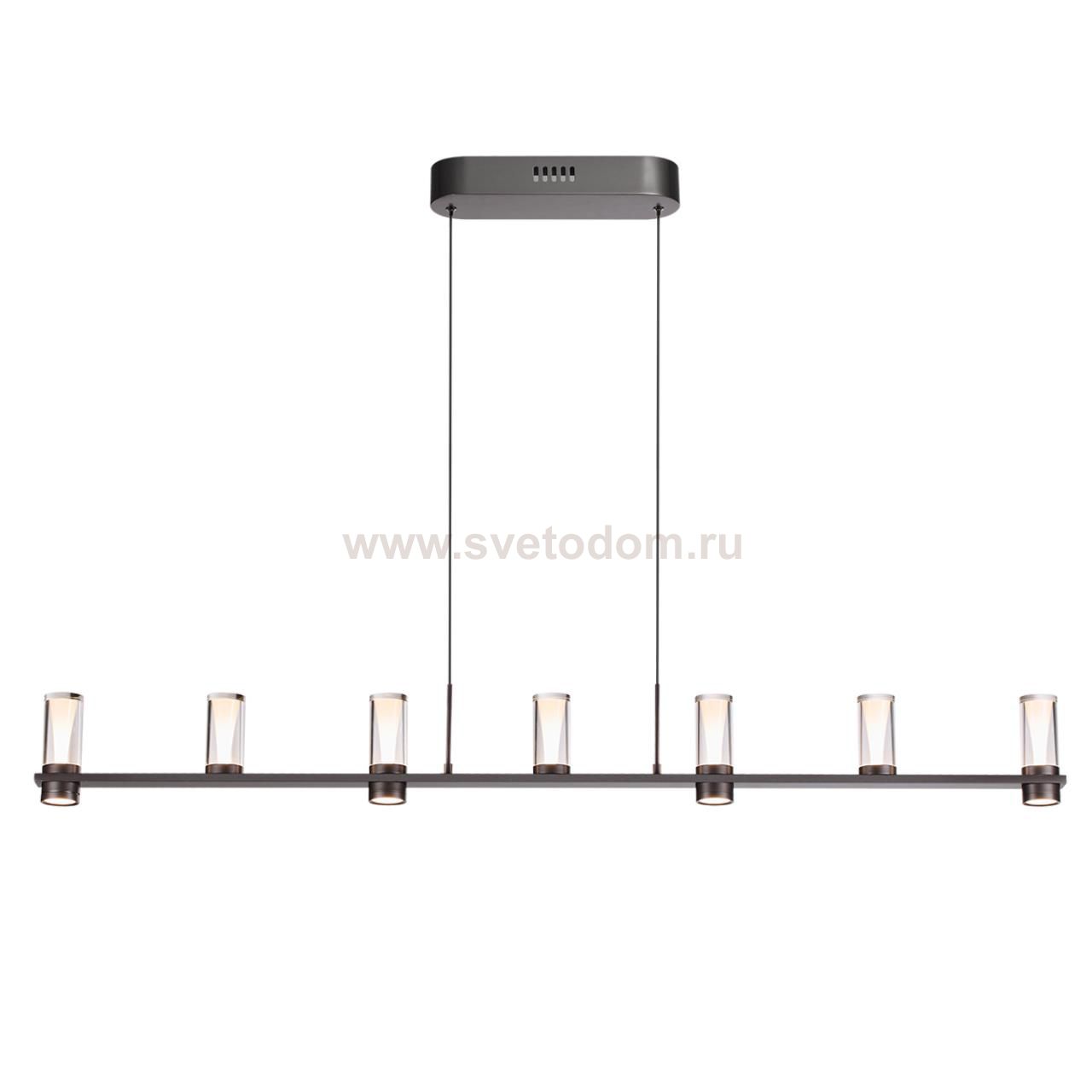 7143/45L HIGHTECH ODL26 Подвесной светильник  черный gun powder/акрилл/металл IP20 LED 40W 2470Лм 3000K 180° 220V DEFANCE