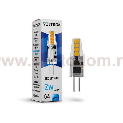 Светодиодная лампа Капсула G4 4000К 2W VG9-K1G4cold2W-12 (7143)