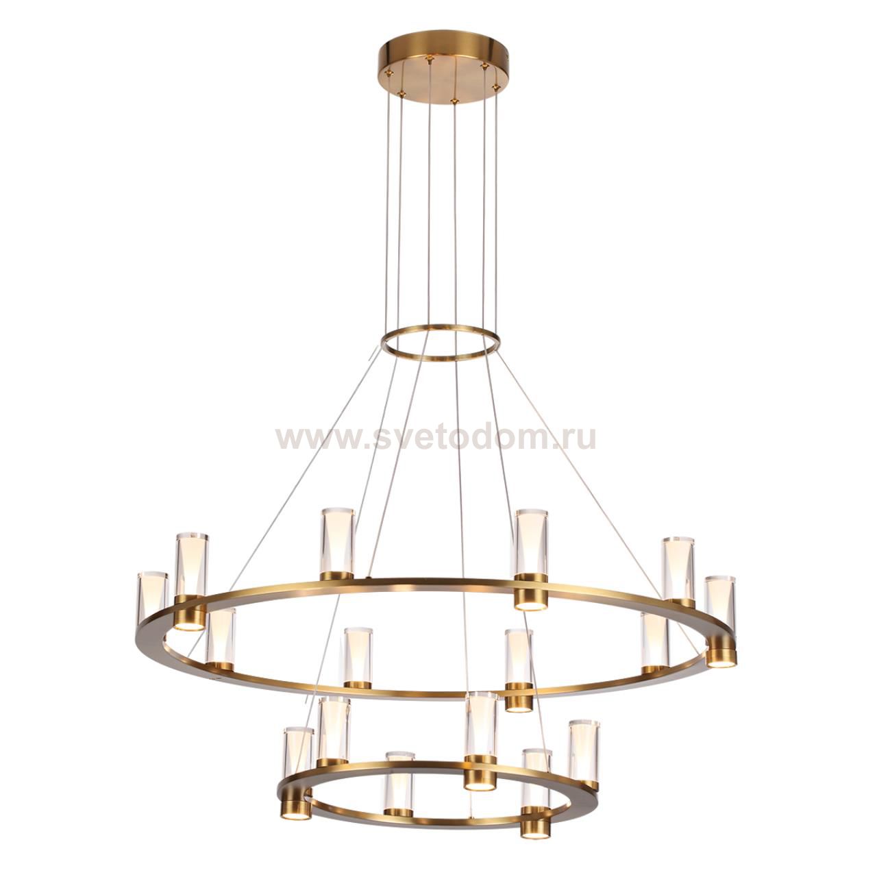 7144/110L HIGHTECH ODL26 Подвесной светильник  античная бронза/акрилл/металл IP20 LED 93W 5960Лм 3000K 180° 220V DEFANCE