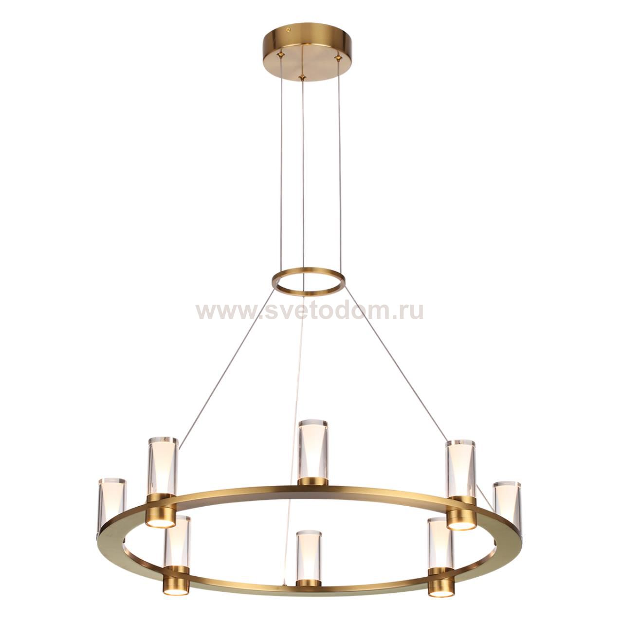 7144/55L HIGHTECH ODL26 Подвесной светильник  античная бронза/акрилл/металл IP20 LED 45W 4260Лм 3000K 180° 220V DEFANCE